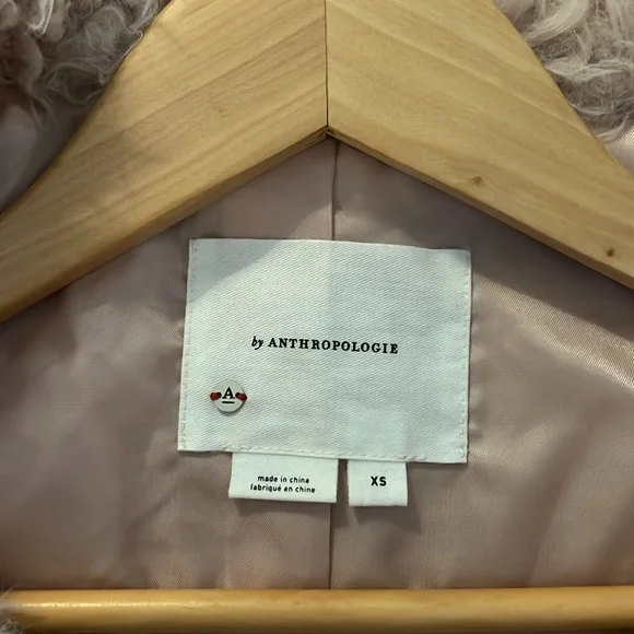 Anthropologie Pink Faux Fur Duster - Picture 6 of 6